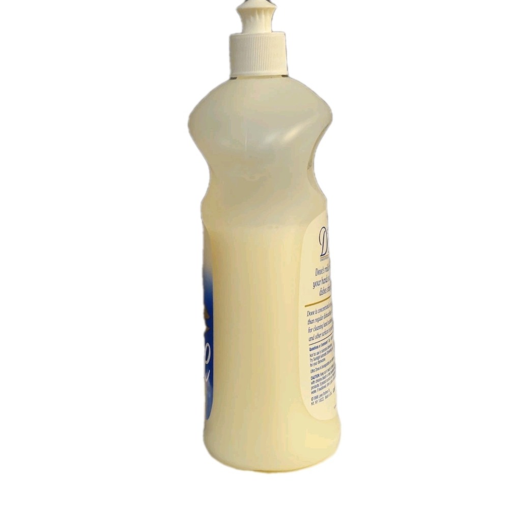 Vintage Ultra DOVE Dishwashing Liquid Soap 28oz 70% Full Discontinued RARE 1998 - Picture 2 of 4